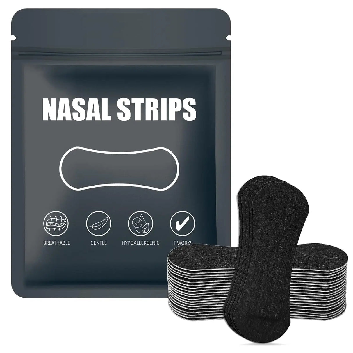 Tiras Nasais Desportivas — Anti-ronco e Respiração | Pack 30–150 uds