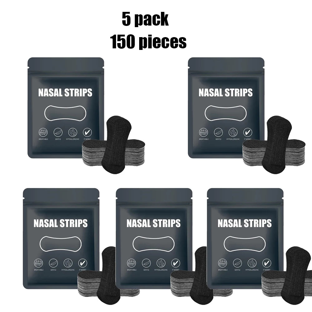 Tiras Nasais Desportivas — Anti-ronco e Respiração | Pack 30–150 uds