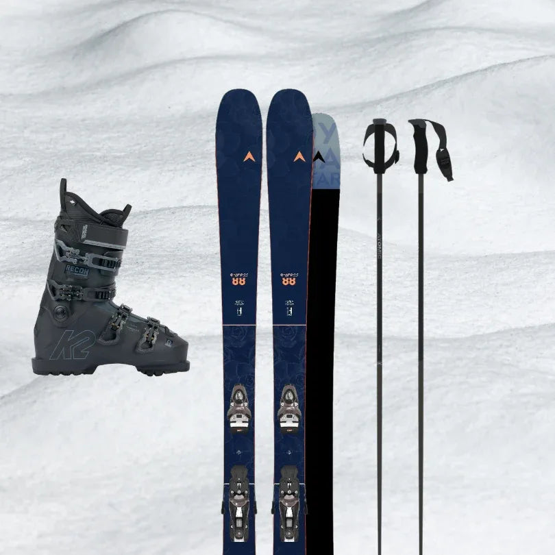 Alquiler Esquís Navacerrada Madrid - Esquí / Intermedio / Equipo Completo - Caranva