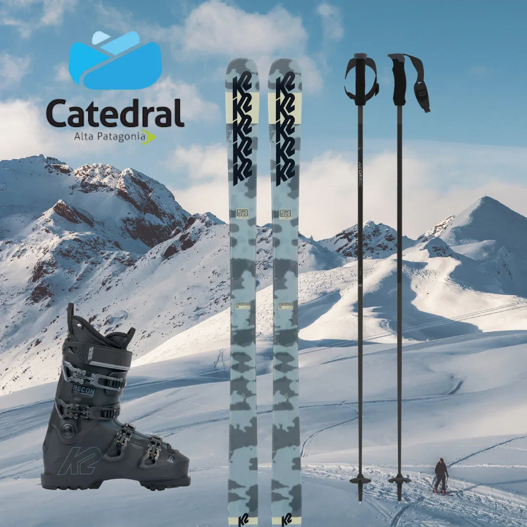 Alquiler esquís Cerro Catedral - Esquí / Standar / Equipo Completo - Caranva