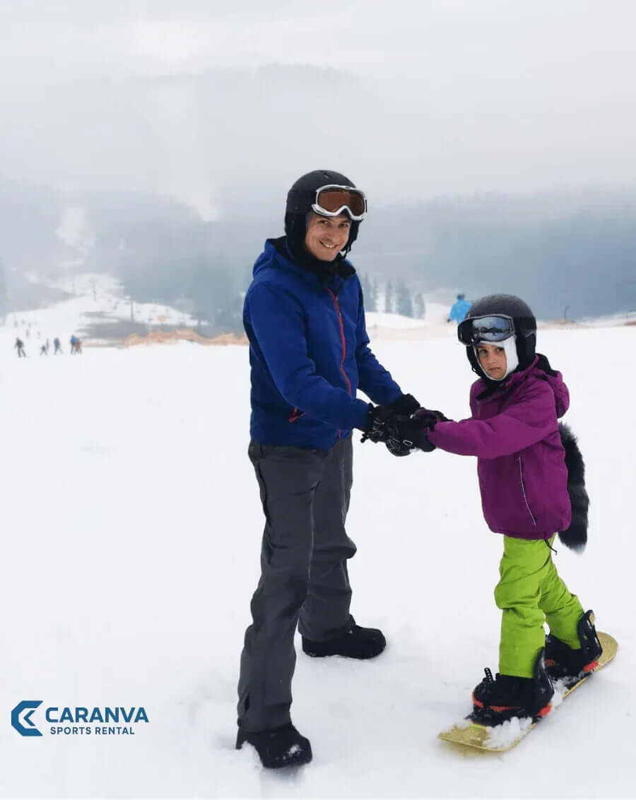 Alquiler Esquís Ordino Arcalís - SnowBoard / Niños Oro / Completo -CaranvaSports - temporada 2026