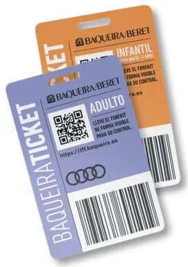 Forfait Baqueira Temporada 2025/2026 - Adulto / Días -CaranvaSports - temporada 2026