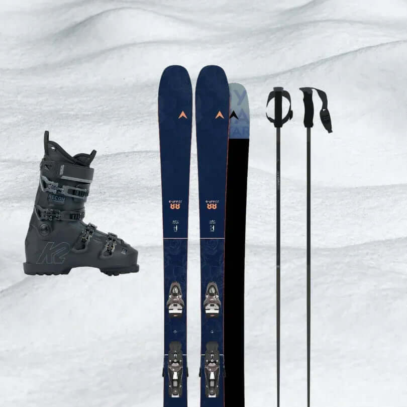 Alquiler Esquís Santiago Chile - Esquí / Intermedio / Equipo Completo -CaranvaSports - temporada 2026