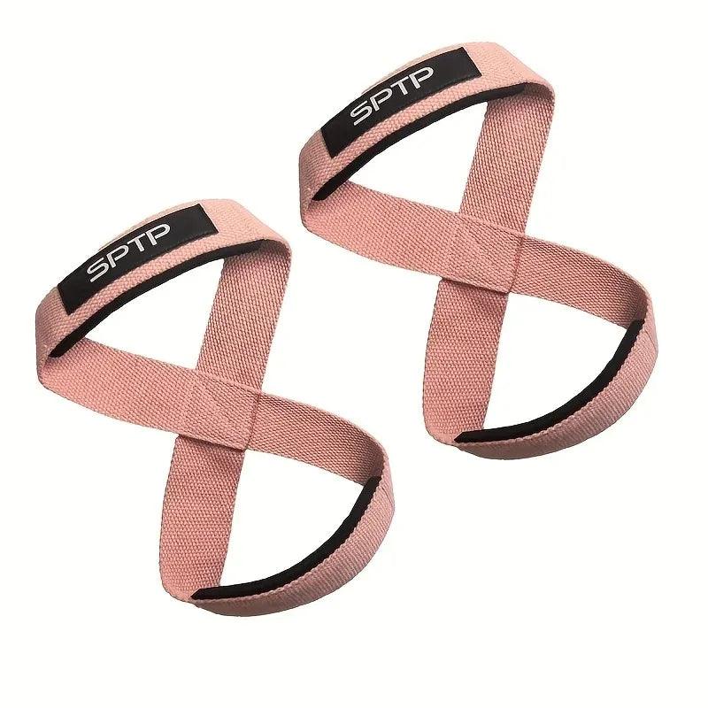 Fitas de Ginásio Figura 8 — Munhequeiras de Aderência para Halterofilismo e Crossfit