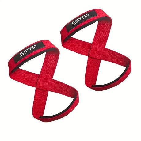 Fitas de Ginásio Figura 8 — Munhequeiras de Aderência para Halterofilismo e Crossfit