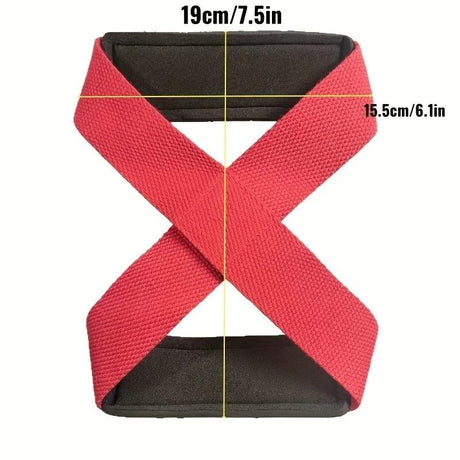 Fitas de Ginásio Figura 8 — Munhequeiras de Aderência para Halterofilismo e Crossfit