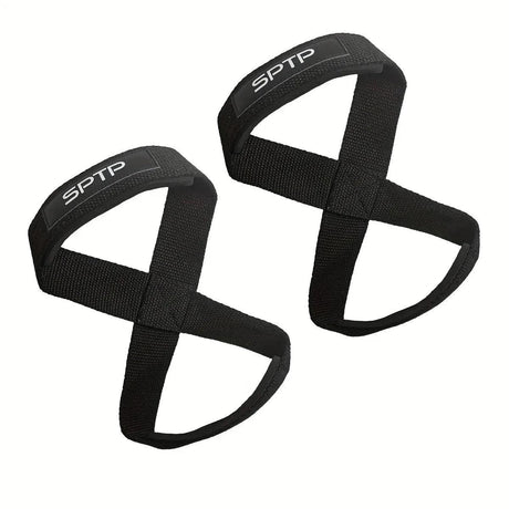 Fitas de Ginásio Figura 8 — Munhequeiras de Aderência para Halterofilismo e Crossfit
