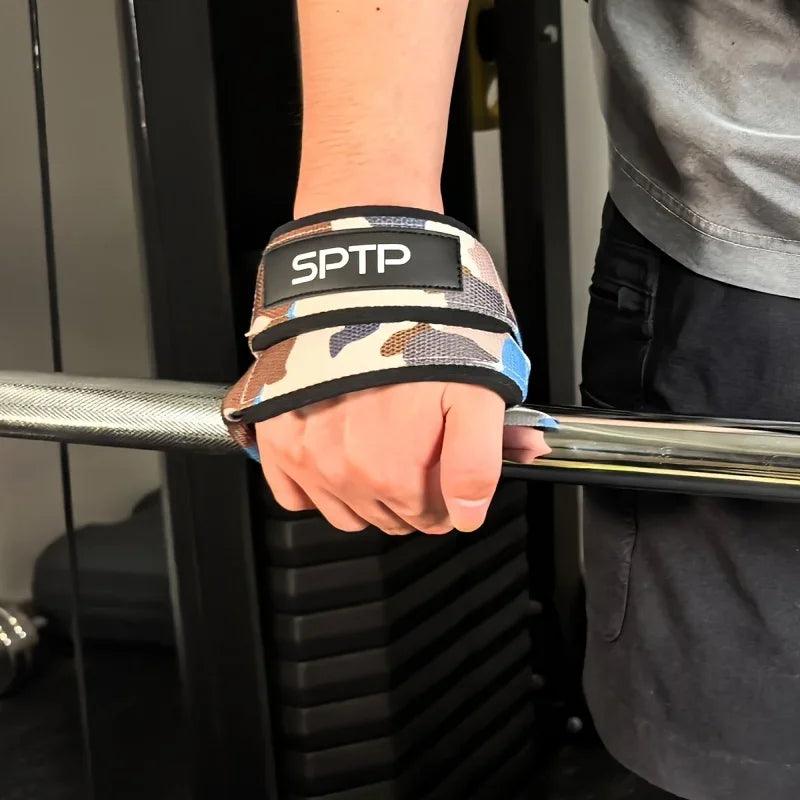 Fitas de Ginásio Figura 8 — Munhequeiras de Aderência para Halterofilismo e Crossfit